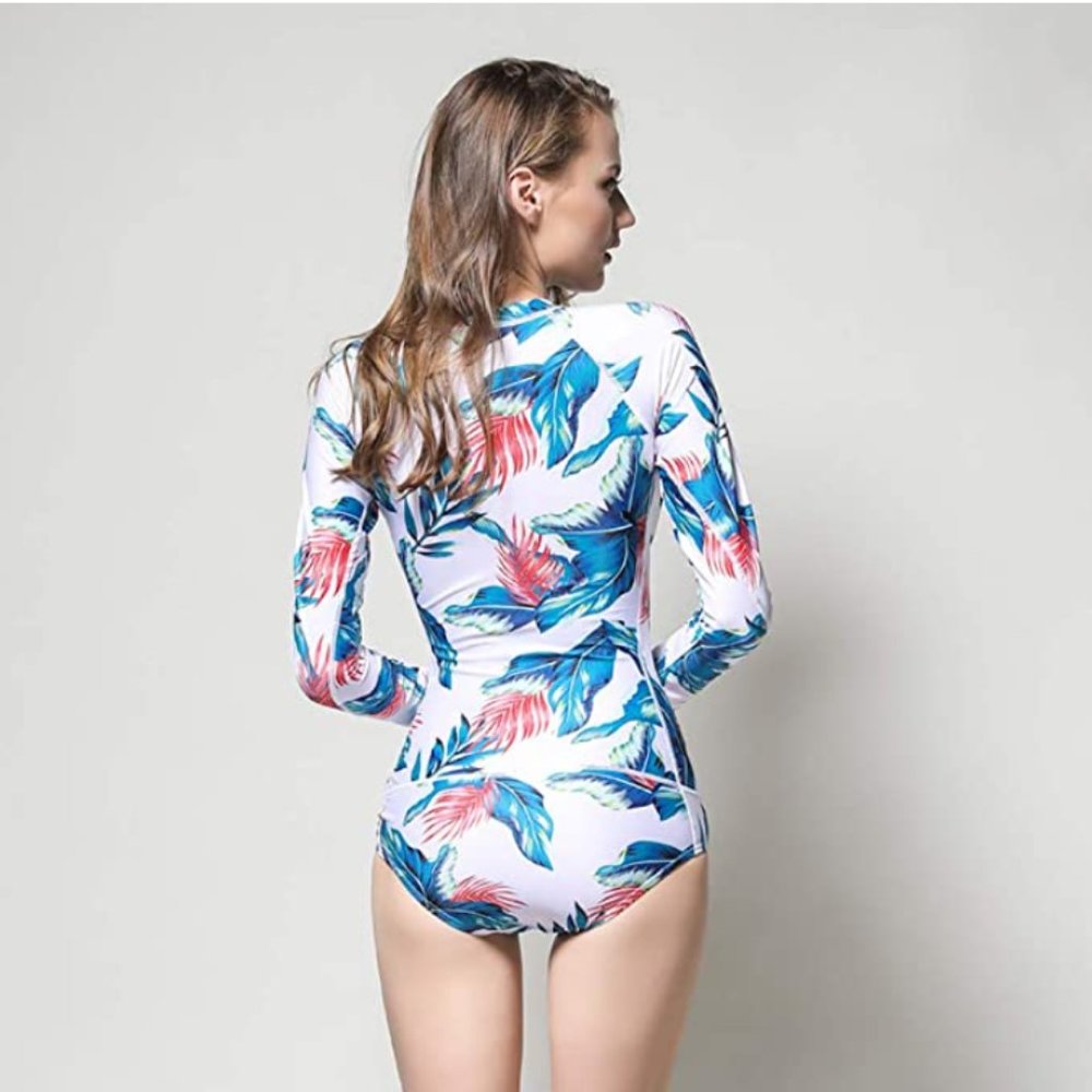 Mo&Ka Floral One Piece UV Protection Swimwear - Picture 2 of 6